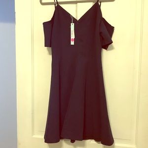 Navy blue she + sky dress